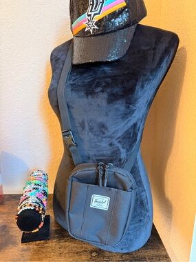 Herschel Supply Company Black Mini Crossbody Pouch